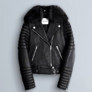 The Arrivals Rainier Leather Moto Jacket